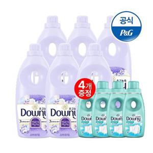 (최대6천적립)다우니 초고농축 섬유유연제 향수컬렉션 화이트머스크 1Lx6+200ml 4개[S603*4]