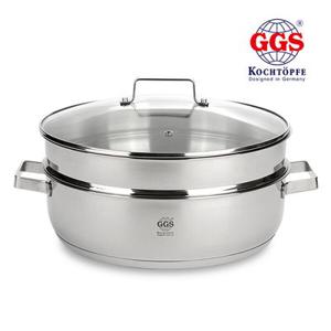 독일 GGS 스테인레스 3중바닥 인덕션 멀티 대형 찜냄비 모든 열원 사용가능