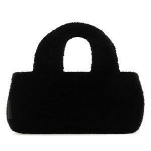 아미나 무아디 Black shearling Amini Giuly hand가방 AMINIGIULYSHEARLING BLASILHA JP1