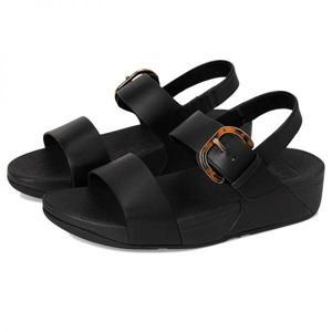 FitFlop 핏플랍 루루 조절 가능한 가죽 뒤꿈치 끈 샌들