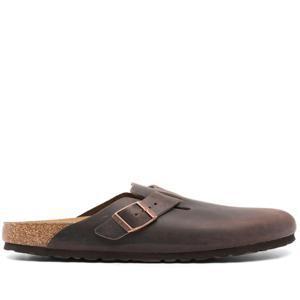 버켄스탁 여성 BOSTON LEATHER SLIPPERS 860133DHABANA