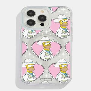 Skinnydip(스키니딥)- The Simpsons Cowboy Homer Glitter MagSafe Case(심슨스 호머