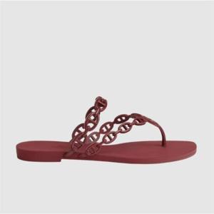 에르메스 아일랜드 여성 슬리퍼 루즈 아쉬 37사이즈 H241051ZL1