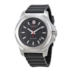 Victorinox 빅토리녹스 스위스 아미 I.N.O.X 블랙 다이얼 러버 남성용 시계