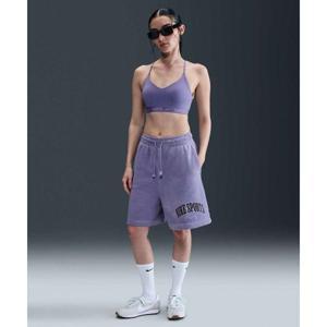 NIKE 나이키 스포츠웨어 피닉스 플리스 하이웨이스트 프렌치 테리 쇼츠 더스티 애미시스트 숏팬츠 여성 반바지