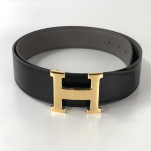 에르메스 남성용 양면 벨트 32mm 블랙/에땅 H버클 H벨트 H073967CAAC