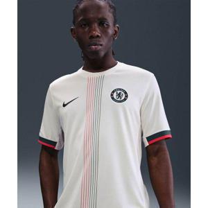 NIKE 나이키 첼시 F.C. 202526 스타디움 어웨이 드라이 핏 축구 레플리카 저지 M - 팬텀:스피드 레드:걸랙틱 제이드 HJ4602-031