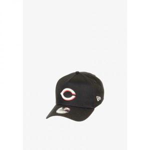 뉴에라 신시내티 레즈 MLB 9포티 A-프레임 스냅백 - 모자 검정색