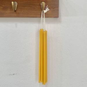 국내산 밀랍 캔들 가느다란 얇은 밀랍초 기도초 7개입