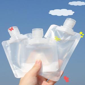 휴대용 파우치 10P 샴푸 로션 여행용 튜브 공병 소분 용기
