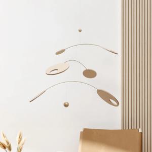 북극성 디자인 인테리어 우드 모빌 (2color)