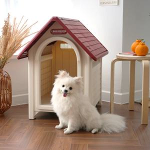 펫하우스 실내외 겸용 강아지집 고양이집 숨숨집 2size 2colors