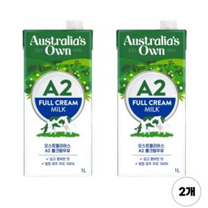 오스트렐리아스 A2 멸균우유 3.5% 1L*2입