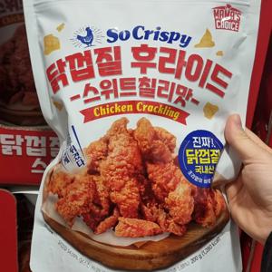 마마스초이스 닭껍질 후라이드 스위트칠리맛 바삭 닭껍질튀김 간식