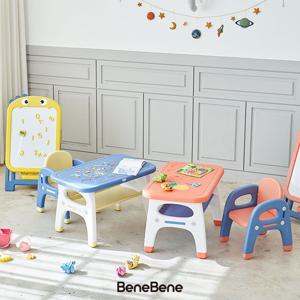 헬로디노 유아책상+의자+자석보드 세트구성 1인용