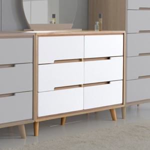 3단 6칸 속깊은 다용도 서랍장 1100 3컬러