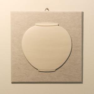 국산 달항아리 액자 돈들어오는 입체 그림