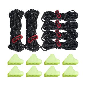 반사스트링 4파이 8m 2P+4파이 4m 4P+야광스토퍼 8P
