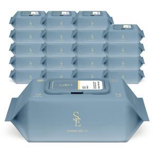 75평량 써밋 스카이 77매 20팩 캡형 아기물티슈