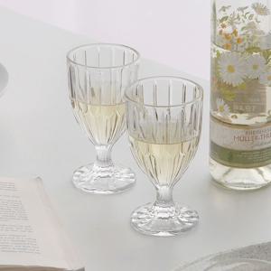 피피 고블렛잔 220ml 2P세트 샴페인잔 맥주 와인잔 유리잔