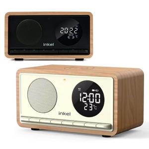 레트로 클래식 블루투스 스피커 FM 라디오 스마트폰 무선충전 IK-BT55C