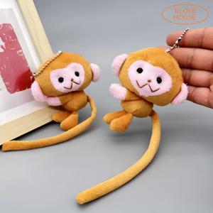 꼬리가킥 원숭이 인형 키링 웃긴선물 커플 가방고리 우정템