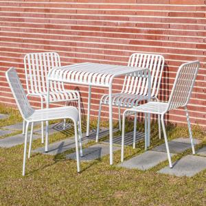 스팅 헤니 무팔 4인세트 카페 테라스 정원 야외테이블 세트 3colors