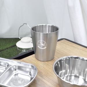 캠핑 어드벤처 스텐 304 이중컵 250ml 물컵 양치컵 준비물 보온 보냉컵 감성 맥주 잔