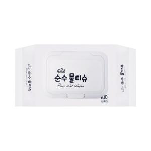 순수 물티슈 캡형 100매