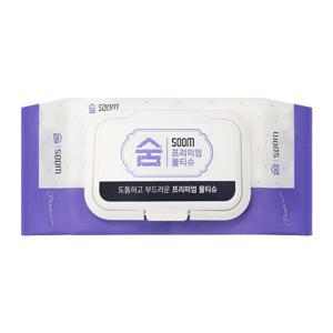 프리미엄 도톰한 캡형 물티슈 100매