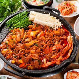 순수 오리고기 함량 77%이상 국내산 오리불고기(냉동) 600G+600G