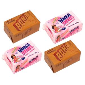 멕시코 라코로나 세탁비누 400g 혼합 ( 로마비누 2개 + 블랑카비누 2개 )