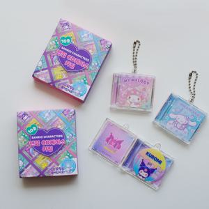 산리오 캐릭터 CD 케이스 랜덤 가챠 키링 10종