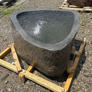 대형 수반 강돌 물확 돌확 정원 연못 돌어항 / 110cm x 93cm x 53cm