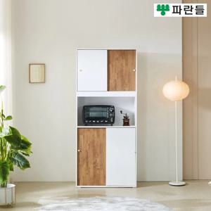 파란들가구 E0목재 LPM 비스포크 800 미닫이도어 주방수납장