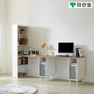 파란들가구 E0목재 LPM 본체형 2000/2400 h형 2인용책상세트