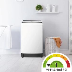 아쿠아 1등급 소형 통돌이 세탁기 HWMW9J60MW 6kg 온수가능 방문설치