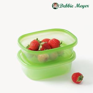 그린박스 밀폐용기 반찬통 냉장고정리 소분용기 473ml 2p
