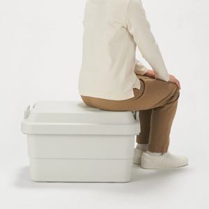 튼튼한 수납 박스 폴리프로필렌 캠핑 나들이 피크닉 소품 장난감 상자 4 size