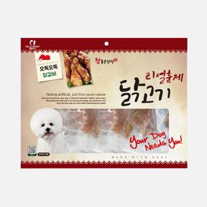 리얼훈제 대용량강아지간식 애견 반려견 육포 사사미 닭갈비 300g