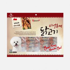 리얼훈제 대용량강아지간식 애견 반려견 육포 사사미 라이스덤벨 300g