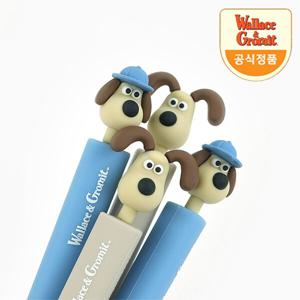 월레스와 그로밋 피규어 삼각샤프 0.5mm 캐릭터샤프