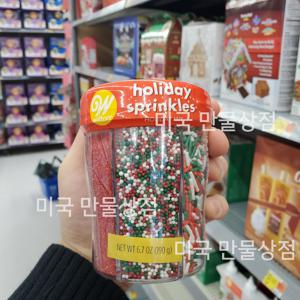 [해외]크리스마스 스프링클 6색 190그램 WILTON CHRISTMAS Sprinkles