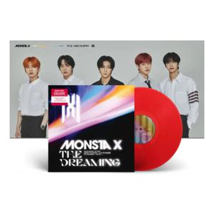 [해외] 몬스타엑스 더 드리밍 레드 컬러 엘피 레코드판 LP 포스터포함