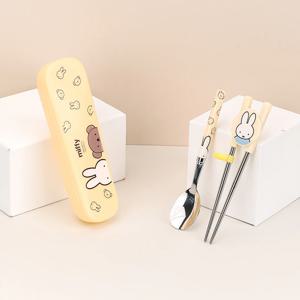 미피 스텐젓가락 스푼글라이더케이스세트2단계 / MF8850