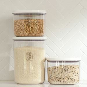 원터치 진공 쌀통 바로락 10kg