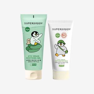 아토비건 선크림60ml+수딩젤200ml 2개SET