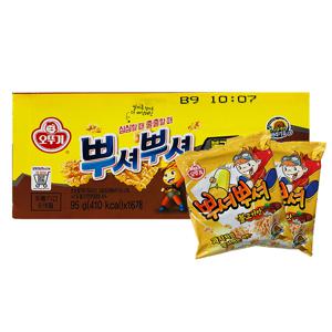 소소야 뿌셔뿌셔 불고기맛 90gx16입 1박스 라면과자 라면땅