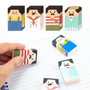 빡빡이 대머리 지우개 (24개입) 사각지우개 학용품