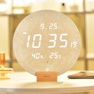 백라이트 무드등 거실 인테리어 원형 LED 벽시계